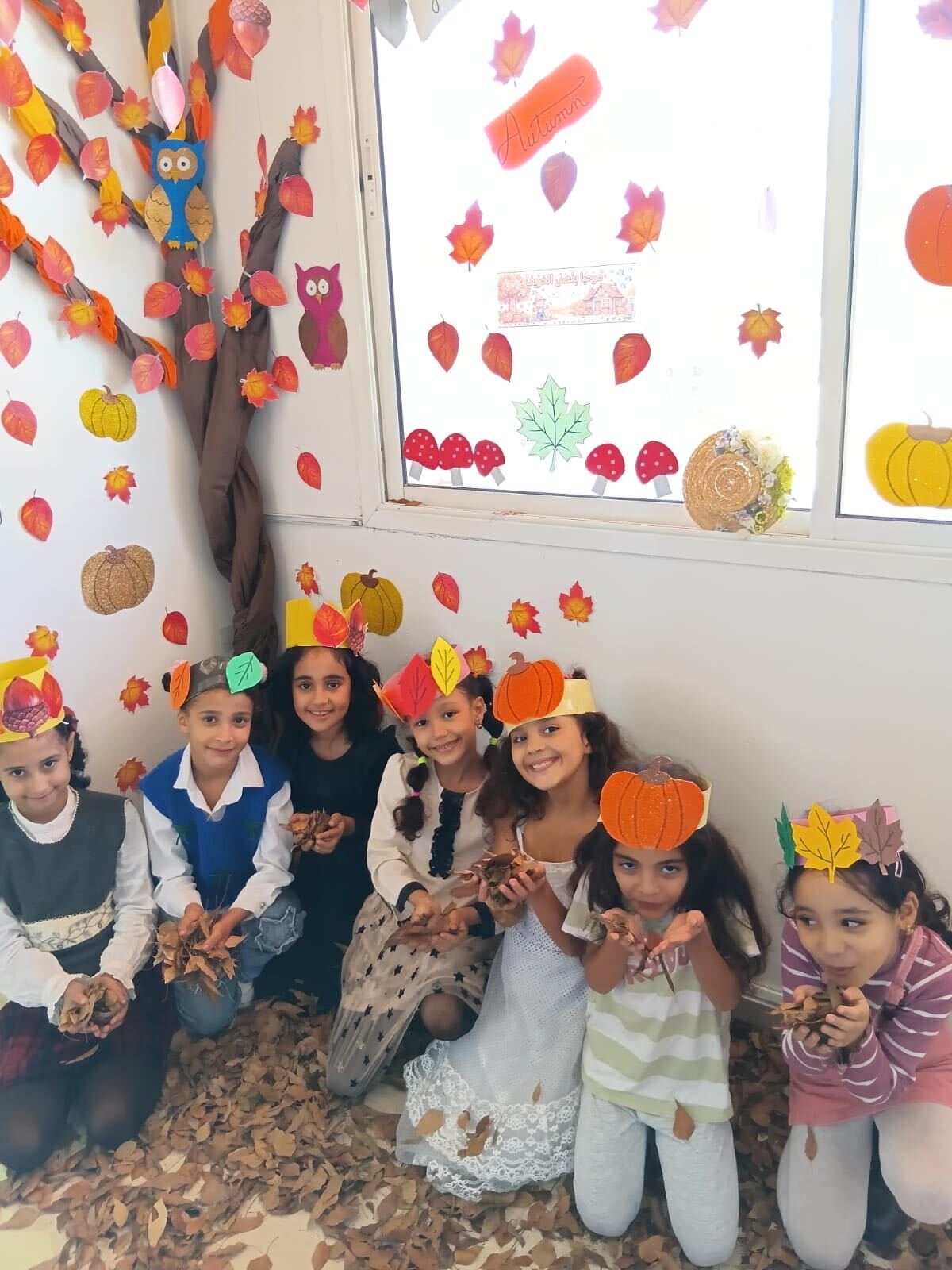 Students enjoying a creative activity